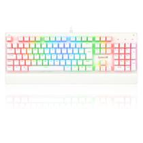 Teclado mecanico usb gamer kala rgb switch red redragon k557w-rgb branco