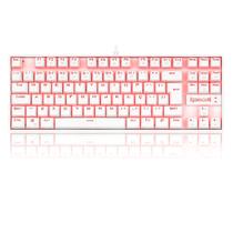 Teclado mecanico usb gamer kumara switch brown redragon k552w-2 branco