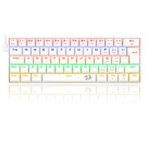 Teclado mecanico usb gamer lakshmi rainbow switch brown redragon k606w-r branco