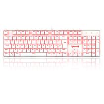 Teclado mecanico usb gamer mitra led vermelho switch red redragon k551w branco