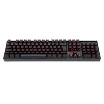 Teclado mecanico usb gamer mitra vermelho switch red redragon k551-1 preto