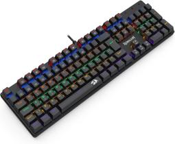 Teclado Mecânico Valheim Rainbow Preto Switch Marrom Teclado Mecânico Valheim Rainbow Preto Switch Marrom