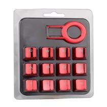 Teclado mecânico (vermelho), 12 unidades/conjunto, tecla de