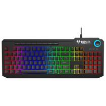 Teclado Membrana Gamdias ARES P2A Preto Com RGB ABNT2 PT-BR Teclado Membrana Gamdias ARES P2A Preto Com RGB ABNT2 PT-BR