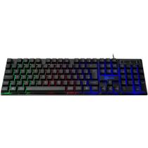 Teclado Membrana Gamer Kalkan Hati Iluminação Rainbow KLK00012