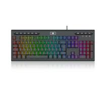 Teclado Membrana Gamer Redragon Netherbane K521RGB com Fio ABNT2 Preto