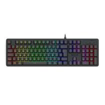 Teclado Membrana Gamer Redragon Netherbane Rgb K521 Preto
