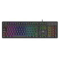 Teclado Membrana Gamer T-Dagger Echo RGB Preto T-TGK109 ABNT2 Teclado Membrana Gamer T-Dagger Echo RGB Preto T-TGK109 ABNT2