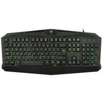 Teclado Membrana Gamer T-Dagger Minesweeping Single Color Preto ABNT2