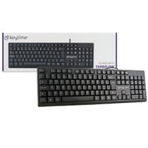 Teclado Membrana Keytime Typeflow Usb 2.0 Abnt 2 Preto Kyt00009 Teclado Membrana Keytime Typeflow Usb 2.0 Abnt 2 Preto Kyt00009