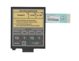 Teclado Membrana para Forno Microondas BRASTEMP BMP 61 igual NN 7777 NN 7775