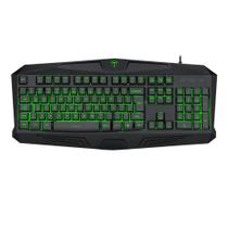 Teclado Membrana T-dagger Minesweeping Led Verde Usb Abnt2 Preto T-tgk103 Teclado Membrana T-dagger Minesweeping Led Verde Usb Abnt2 Preto T-tgk103