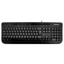 Teclado Microsoft 600 ABNT USB Preto Conforto, Durabilidade e Digitação Precisa Teclado Microsoft 600 ABNT USB Preto Conforto, Durabilidade e Digitação Precisa