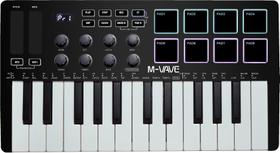 Teclado MIDI M-VAVE, 25 teclas, 8 tambores retroiluminados com teclado