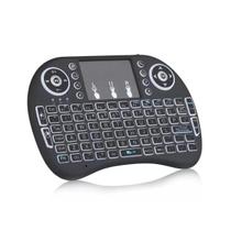 Teclado Mini Air Mouse Touch Wireless S/Fio C/Led Preto LTVB45006 Teclado Mini Air Mouse Touch Wireless S/Fio C/Led Preto LTVB45006