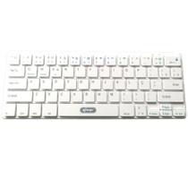 Teclado mini bluetooth celular desktop pc notebook tablet smart tv kp-te109 branco