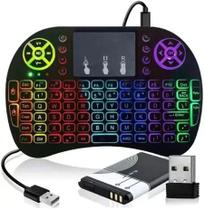 Teclado Mini Keyboard Air Mouse Touch Tv sem fio Smart - Teclado Mini Keyboard Air Mouse Touch Tv sem fio Smart -