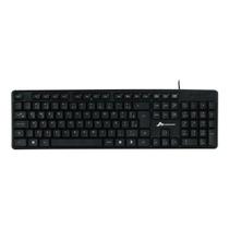 Teclado Monocron Com Fio Mn8236 107 Teclas Preto 1.5 Metros