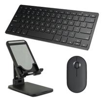 Teclado, Mouse Bluetooth e Suporte para Galaxy Tab A8 X200/205 10,5” Kit Sem Fio