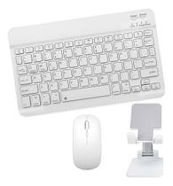 Teclado + Mouse Bluetooth E Suporte Para Galaxy Tab S6 Lite Teclado + Mouse Bluetooth E Suporte Para Galaxy Tab S6 Lite