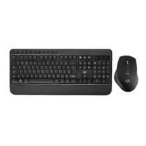 Teclado+Mouse Bluetooth, Ergonômico, Sillencioso, TC301, Preto, MULTILASER MULTILASER