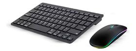 Teclado + Mouse Bluetooth Para Tablet Tab A7 T500/t505 Teclado + Mouse Bluetooth Para Tablet Tab A7 T500/t505