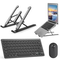 Teclado, Mouse Bluetooth, Suporte Preto para Notebook Dell