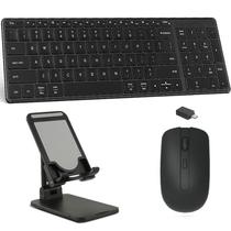 Teclado, Mouse e Suporte Galaxy Tab S7 FE T735 12,4" Preto - Skin Zabom