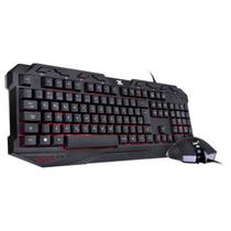 Teclado & Mouse Gamer VX Gaming Kraken - Mouse 2400 DPI LED 3 Cores Cabo USB 1.8 Metros - VGC-02