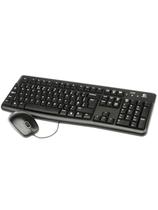 Teclado Mouse Logitech Usb Preto