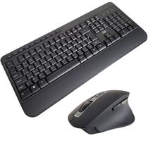 Teclado Mouse Multimidia Sem Fio Silencioso USB Bluetooth Teclado Mouse Multimidia Sem Fio Silencioso USB Bluetooth