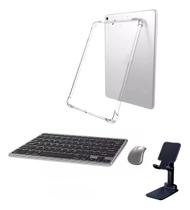 Teclado + Mouse Recarregáveis + Suporte + Capa Tpu Compatível Com IPad 10