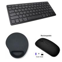 Teclado + Mouse Recarregável + Mouse Pad Para Mini Pc Dell Wyse 5010