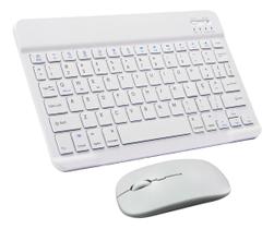 Teclado Mouse Sem Fio Bluetooth Tablet Notebook Universal Premium