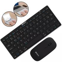 Teclado + Mouse Sem Fio Bluetooth Wireless Conexão Rápida