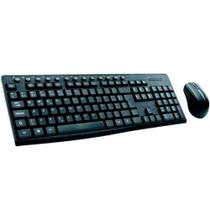 Teclado + Mouse Sem Fio C3Tech, ABNT2 - K-W30BK - C3 tech