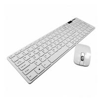 Teclado + Mouse Sem Fio Para Notebook Acer Aspire 3 Branco