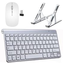 Teclado Mouse Slim e Suporte Branco para Notebook Acer