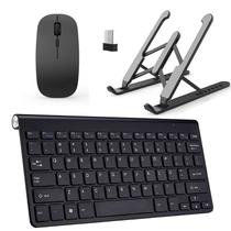 Teclado Mouse Slim e Suporte Preto para Notebook Acer