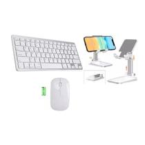 Teclado Mouse Sup Kit Para Tablet Galaxy Tab S8 - Branco