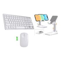 Teclado Mouse Sup Kit Para Tablet Galaxy Tab S8 - Branco