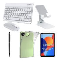 Teclado, Mouse, Suporte, Capa, Caneta, Película P/ Redmi 8.7