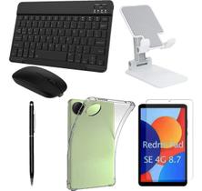Teclado, Mouse, Suporte, Capa, Caneta, Película P/ Redmi 8.7