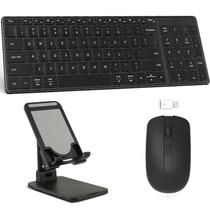 Teclado, Mouse, Suporte - iPad 5 e 6 - 9,7" Preto