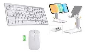 Teclado Mouse Suporte Kit Galaxy Tab A T290/t295 Branco Teclado Mouse Suporte Kit Galaxy Tab A T290/t295 Branco