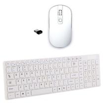 Teclado Mouse Wireless Branco para Notebook Dell
