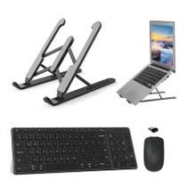 Teclado Mouse Wireless E Suporte Preto Para Notebook Msi Gl Teclado Mouse Wireless E Suporte Preto Para Notebook Msi Gl