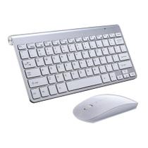 Teclado Mouse Wireless Ergonomico Compatível Notebook E Pc Teclado Mouse Wireless Ergonomico Compatível Notebook E Pc