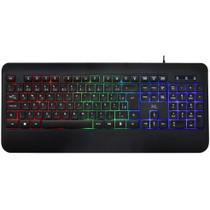 Teclado Mtek KB-7701LR com Cabo - Preto RGB (Portugues) Teclado Mtek KB-7701LR com Cabo - Preto RGB (Portugues)