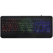 Teclado Mtek KB-7701LR-PT Backlight USB - Preto (Portugues)
